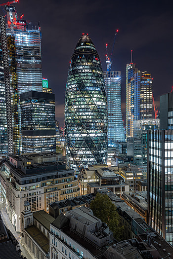 Cities, Building, Lights, Night City HD phone wallpaper