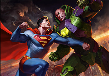 Superman Vs Lex, superman, artist, artwork, artstation HD wallpaper