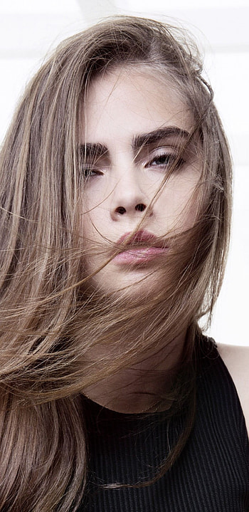 Cute cara, face, English, model, actress, Celebrity, Cara Delevingne HD phone wallpaper