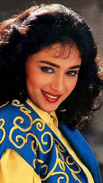 Madhuri Dixit, bollywood actress, vintage HD phone wallpaper