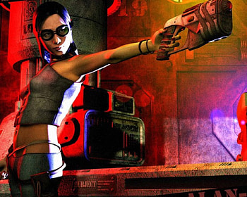 Pest Control, control, pests, glasses, warehouse, gun, woman HD wallpaper