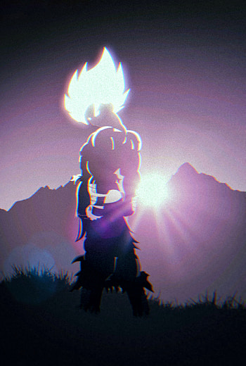 GOKU, atmosphere, sky, dragon ball z, vageta, dark, kakarot, anime HD phone wallpaper