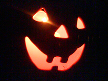 haunted jack o' lantern, pumpkin, halloween, jack o lantern, spooky HD wallpaper