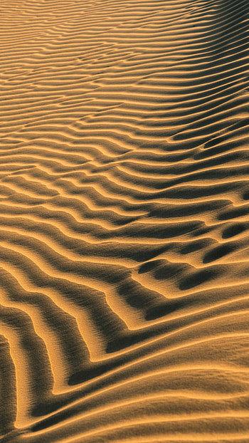 Waves, Sand, Desert, Texture, Textures, Traces HD phone wallpaper
