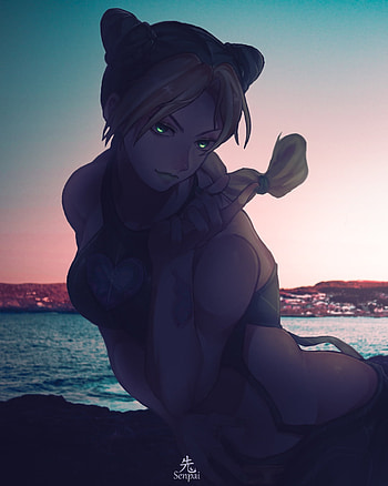 Jolyne cujoh, animes, jojo, arte HD phone wallpaper