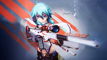 Sinon Asiimov - Weekly Sinon XLIII [] ... HD wallpaper
