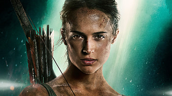 Tomb Raider movie, Alicia Vikander's portrayal, Action-packed scenes, Stunning visuals HD wallpaper