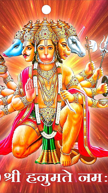 Panchmukhi Hanuman, Shree Hanuman, Maruti HD phone wallpaper