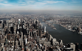 New York City skyline, , backgrounds HD wallpaper