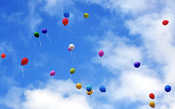 Landscape, Sky, Objects, Balloons HD wallpaper