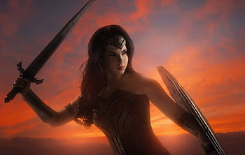 Wonder Woman Champion Of Power Justice, wonder-woman, superheroes, cosplay HD wallpaper