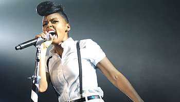 Janelle Monae stunning backgrounds HD wallpaper