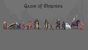 Game of Thrones Pixel art [] : HD wallpaper