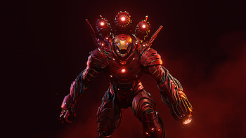 Ironman Godkiller, iron-man, superheroes, artist, artwork, digital-art, deviantart HD wallpaper