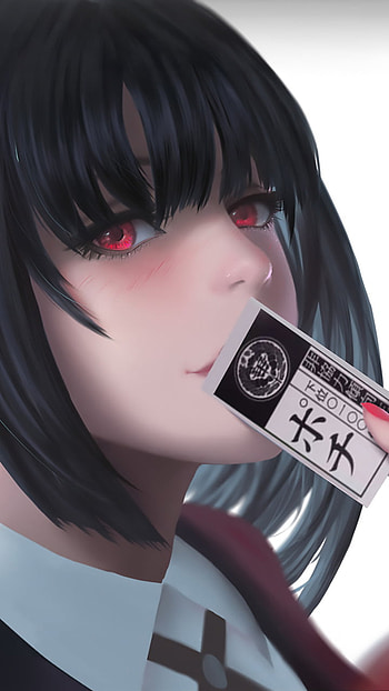 Yumeko Jabami, Anime, Kakegurui HD phone wallpaper