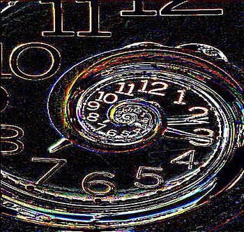 Time's On My Side, neon, abstract, time, numbers, clock HD wallpaper