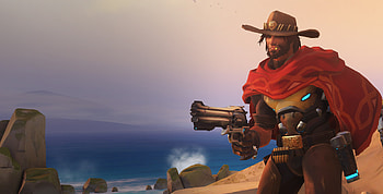 McCree, Overwatch trading card, Hero details, Unique abilities HD wallpaper