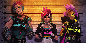 Got Arrested Overwatch , tracer-overwatch, sombra, zarya-overwatch, games, deviantart HD wallpaper