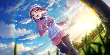 Uehara-Ayumu, girl, Uehara-, anime, yumu HD wallpaper