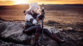 Ciri Cosplay Girl , ciri, the-witcher-3, games, ps4-games, xbox-games, pc-games, cosplay, deviantart HD wallpaper