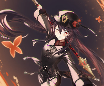 Hu Tao, Hu Tao, video game, Genshin Impact HD wallpaper
