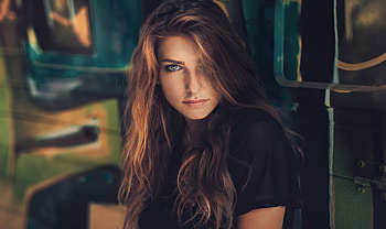 Women Green Eyes Looking At The Viewer, green-eyes, girls, model HD wallpaper