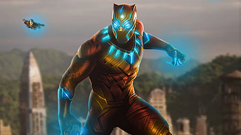 Iron Panther, black-panther, superheroes, artist, artwork, digital-art HD wallpaper