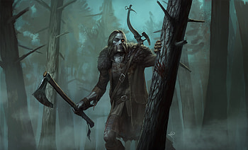 Undead Woods | Revenant of the Pines | Gravewood Stalker | Nightborne Savage | Darkwood Wraith, dark, zombie HD wallpaper