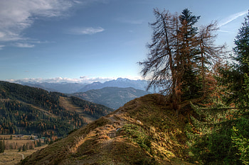 Nature, Trees, Sky, Mountains HD wallpaper