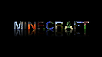 Description: Video games typography minecraft / background in & resolution. HD wallpaper