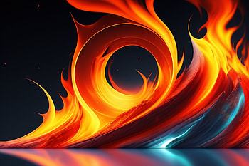 The Fire, AI Art, fire HD wallpaper