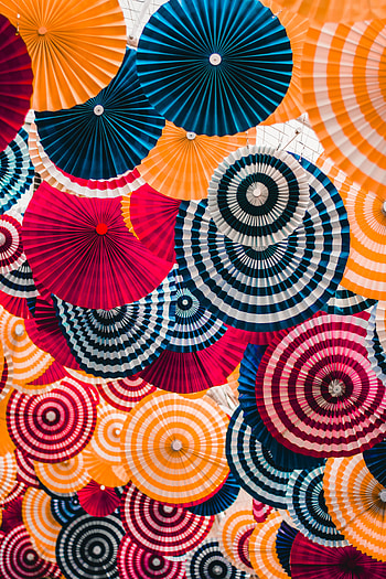 Circles, Bright, Miscellanea, Miscellaneous, Multicolored, Motley, Decoration HD phone wallpaper