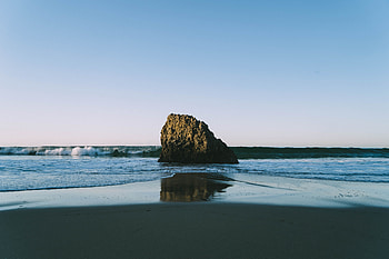 Nature, Water, Sea, Waves, Beach, Rock HD wallpaper