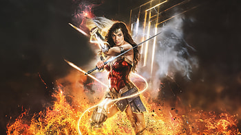 Wonder Woman Golden Warrior, wonder-woman, superheroes, artist, artwork, digital-art HD wallpaper