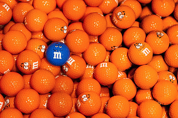 Golf, Bright, Miscellanea, Miscellaneous, Balls, M And M HD wallpaper