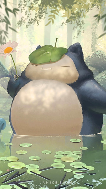 Snorlax: Forest Nap (Pokémon Anime ), Anime, Pokemon HD phone wallpaper