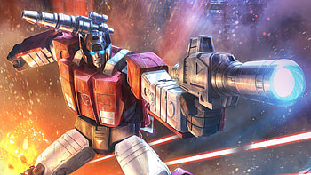 Transformer Gunship, transformers, artwork, artist, artstation HD wallpaper
