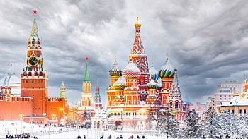 Russia Kremlin Red Square Winter Moscow Kremlin Travel HD wallpaper