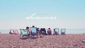 people beach beach sea summer ready for the summer HD wallpaper
