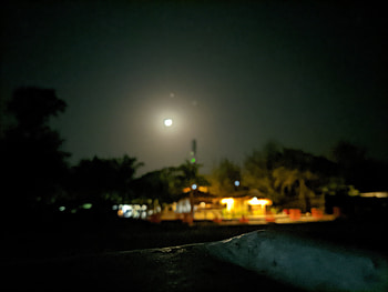 ABS, neture, sand, moon, see, night, dark, shore HD wallpaper