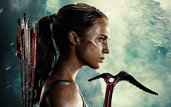 Lara croft, tomb raider, alicia vikander, movie HD wallpaper