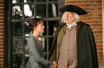 Pride & Prejudice — A Stately Encounter, Donald Sutherland, Keira Knightley, movie, Pride & Prejudice HD wallpaper