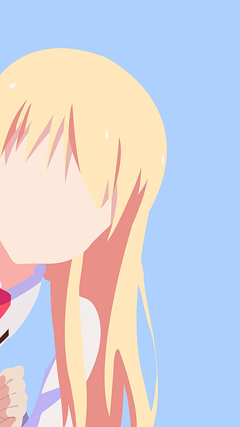 Shiina Mashiro from Sakurasou no Pet na Kanojo for Mobile, minimalist, Anime, minimalist anime HD phone wallpaper