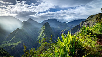 Reunion Island, Island paradise, Island life, Coastal beauty HD wallpaper