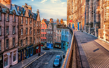 West Bow, Edinburgh (Scotland) HD wallpaper