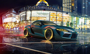 Toyota Supra A90 , toyota-supra, toyota, cars, artist, artwork, digital-art, artstation HD wallpaper