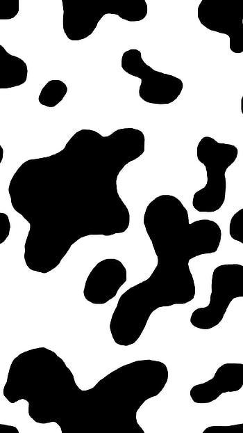 Cow Print, White HD phone wallpaper