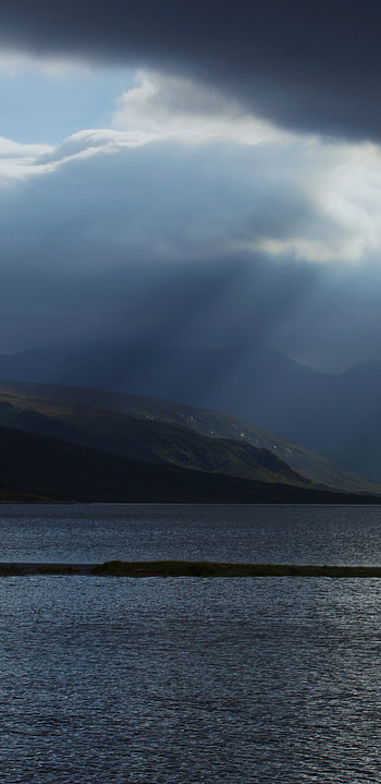 lake, nature, sunbeam HD phone wallpaper