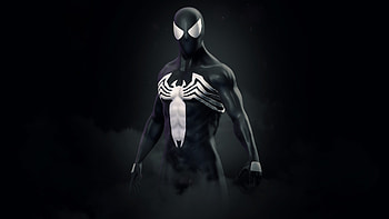Amazing Spider Man Symbiote Suit, spiderman, superheroes, artwork, artist, artstation HD wallpaper