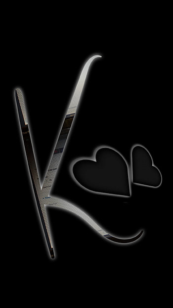 K Name, Black Theme HD phone wallpaper